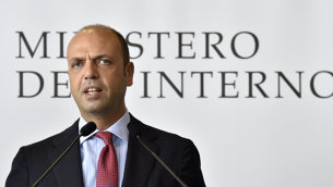 Il ministro Angelino Alfano