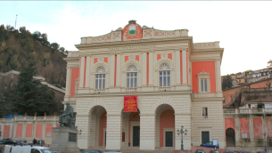 Il Teatro Rendano, nel centro storico di Cosenza