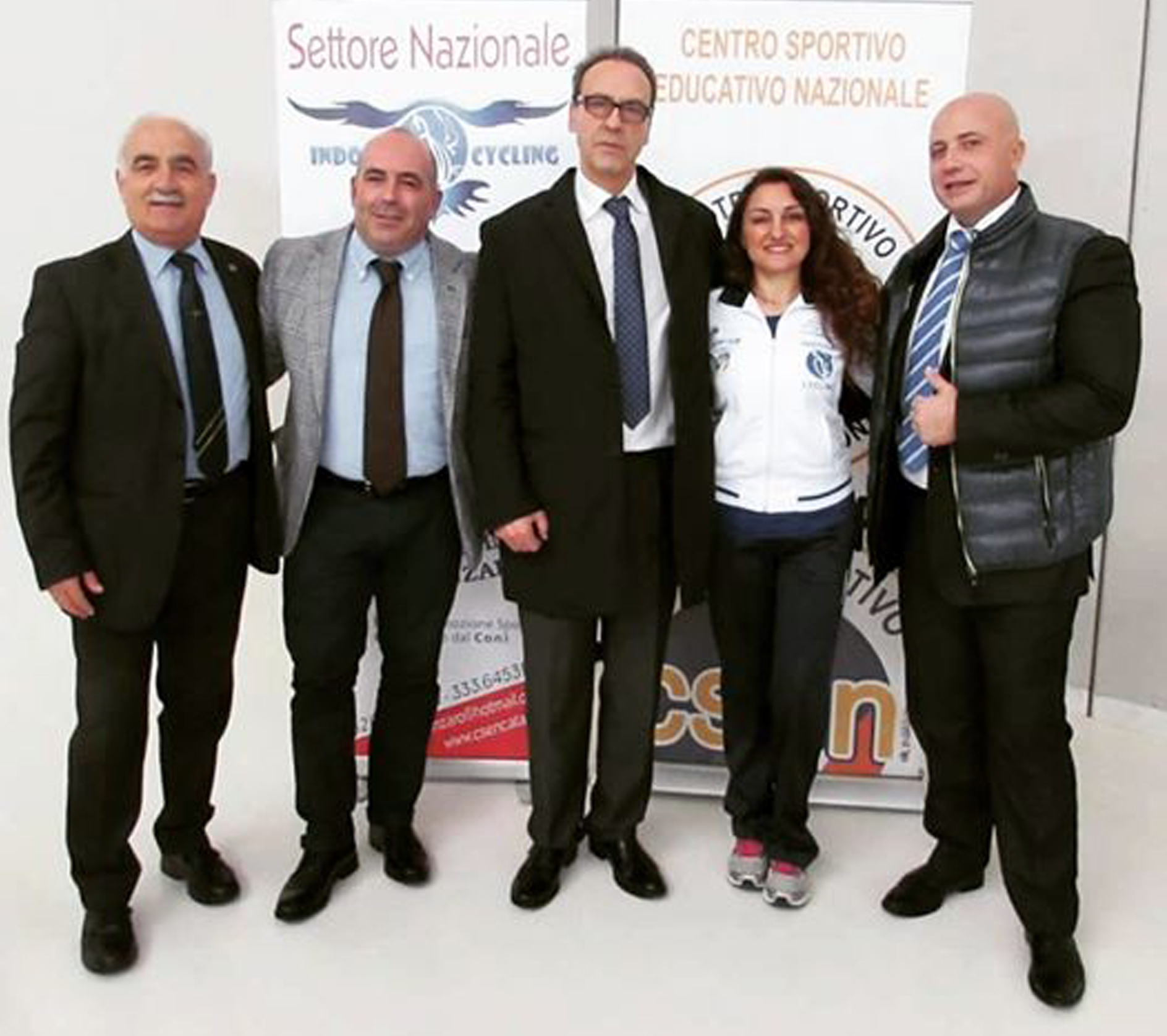 Da sinistra: Sergio Servidone, Antonio Caira, Francesco Proietti, Caterina Brizzi, Francesco De Nardo