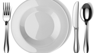 plate and silverware