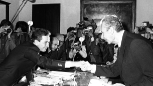 Luigi Berlinguer e Aldo Moro