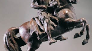 Cavallo e cavaliere con berretto frigio (Giorgio De Chirico)