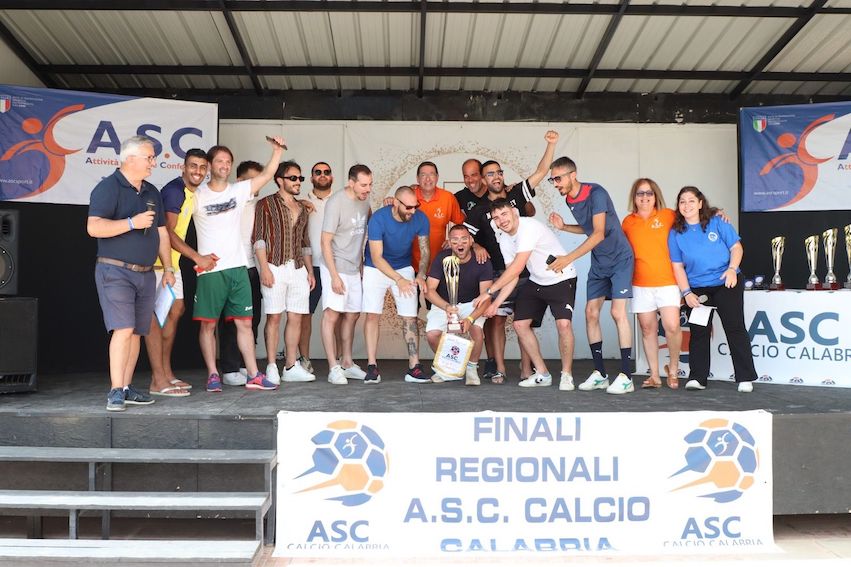 AU Corigliano Campione Regionale 2024 A.S.C. di calcio A/8