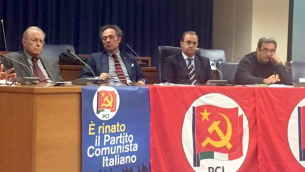 Da sinistra, nella foto: Francesco Nucara, Maurizio Ballistreri, Michelangelo Tripodi e Luca Cangemi