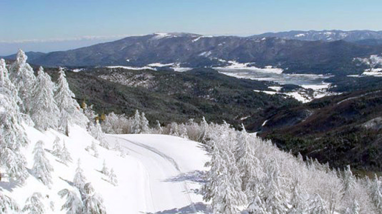 Neve a Lorica, nella Sila Grande