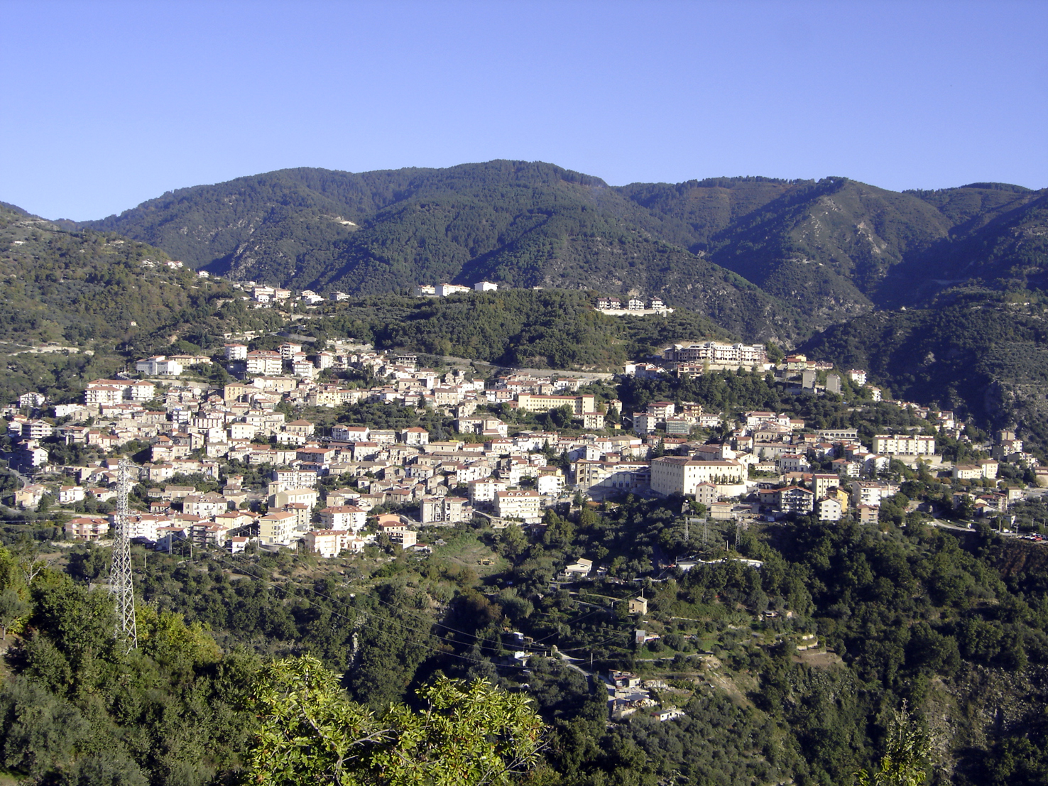 Panorama del Comune di Taverna (Catanzaro)