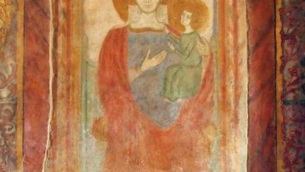 L'affresco restaurato della Madonna della Spina
