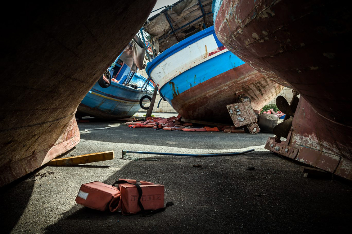 Sicilia: cimitero delle barche di Pozzallo. Credit Alessandro Rota Oxfam