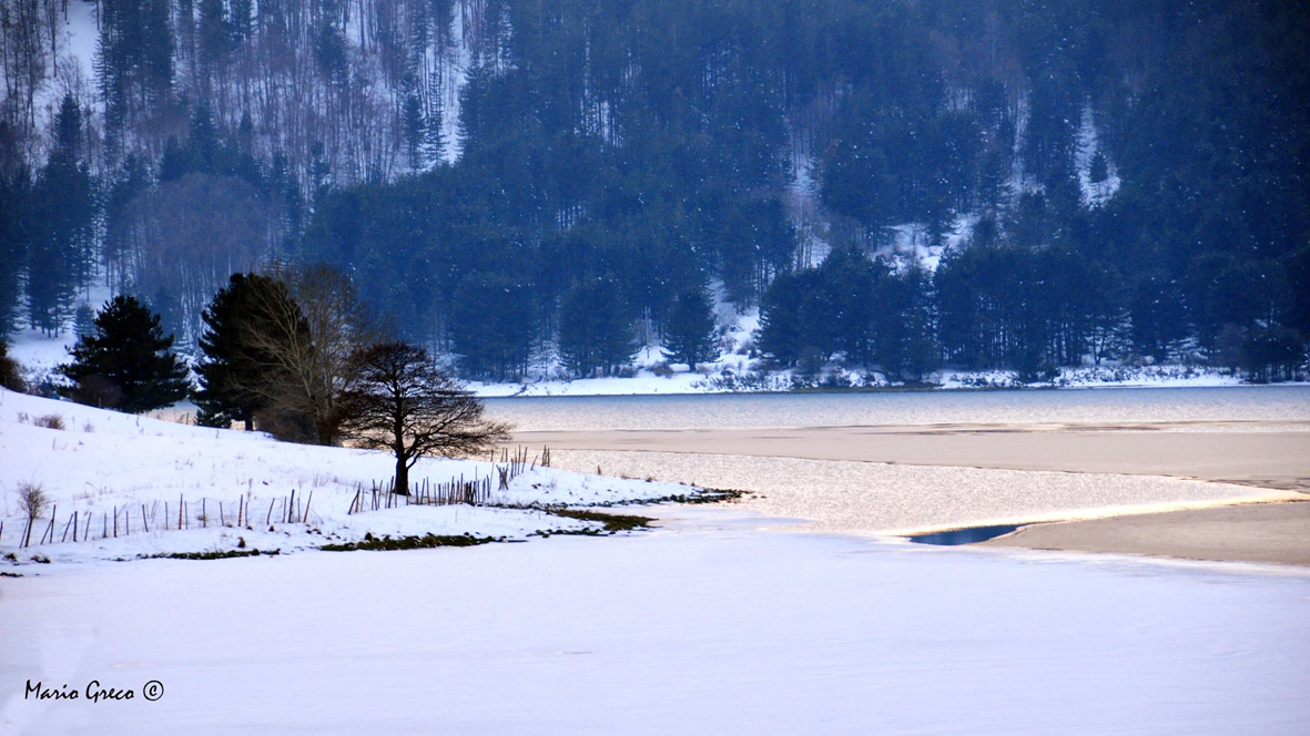 Un paesaggio silano in una splendida foto di Mario Greco