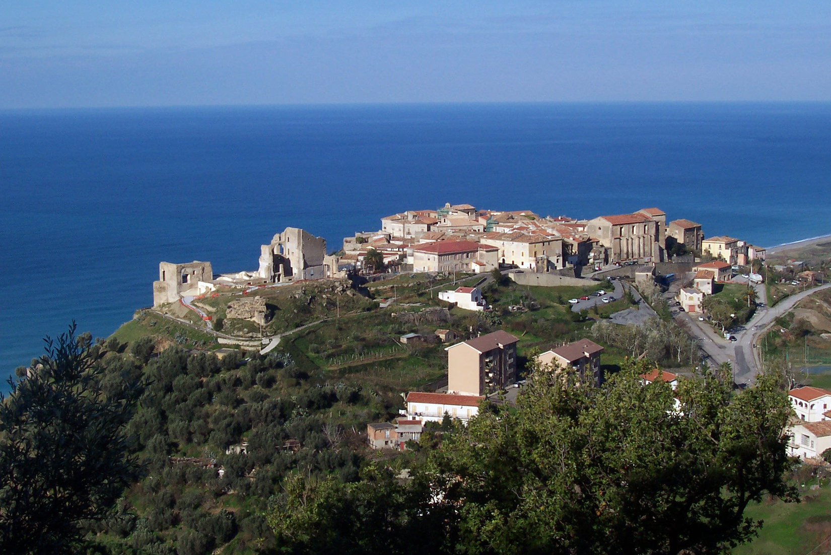 Uno stupendo scorcio panoramico di Fiumefreddo Bruzio