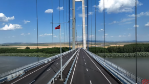 A Braila in Romania Webuild inaugura ponte sul Danubio