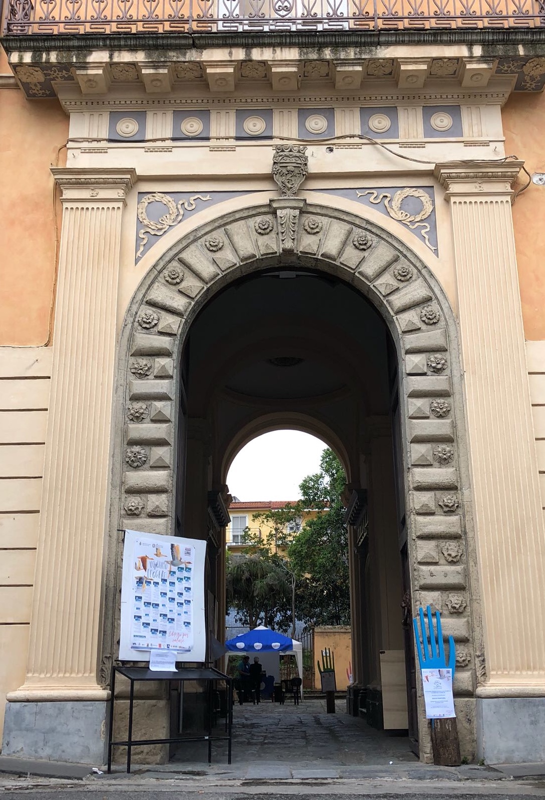 Il  palazzo Nicotera-Severisio, sede della Biblioteca comunale