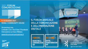 Al via il Forum Comunicazione 2021 dal 9 al 10 giugno