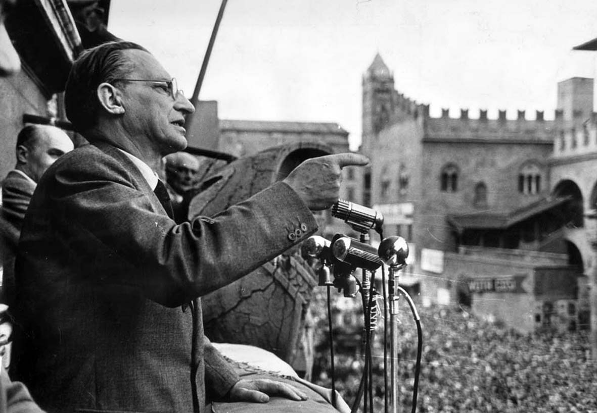 Alcide De Gasperi (Pieve Tesino, Trento, 1881 - Sella di Valsugana 1954)