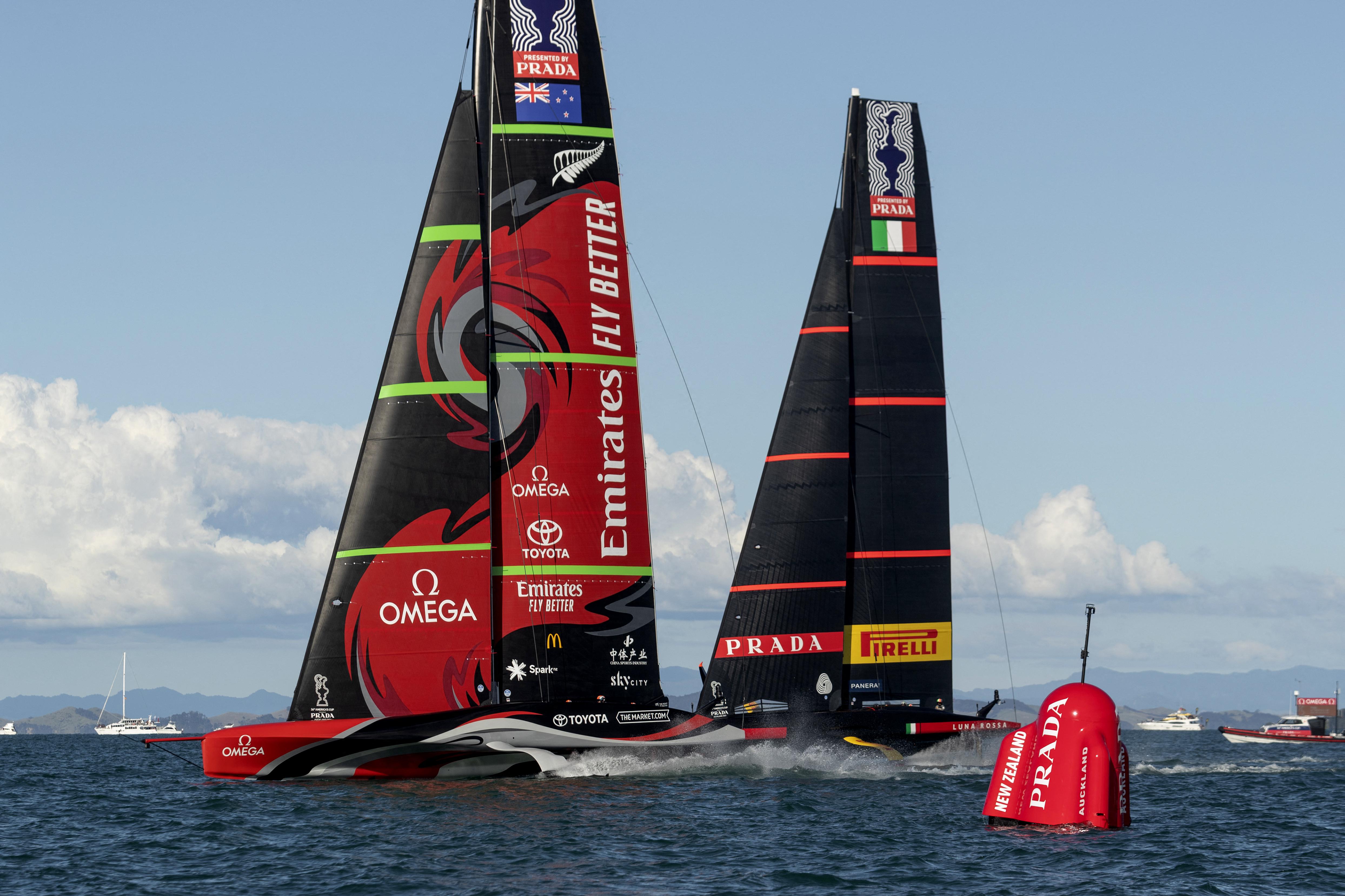 America's Cup, battaglia tra Luna Rossa e New Zealand: è 2-2