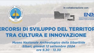 Archeologia, a Sibari il convegno 'Percorsi di sviluppo del territorio tra cultura e innovazione'