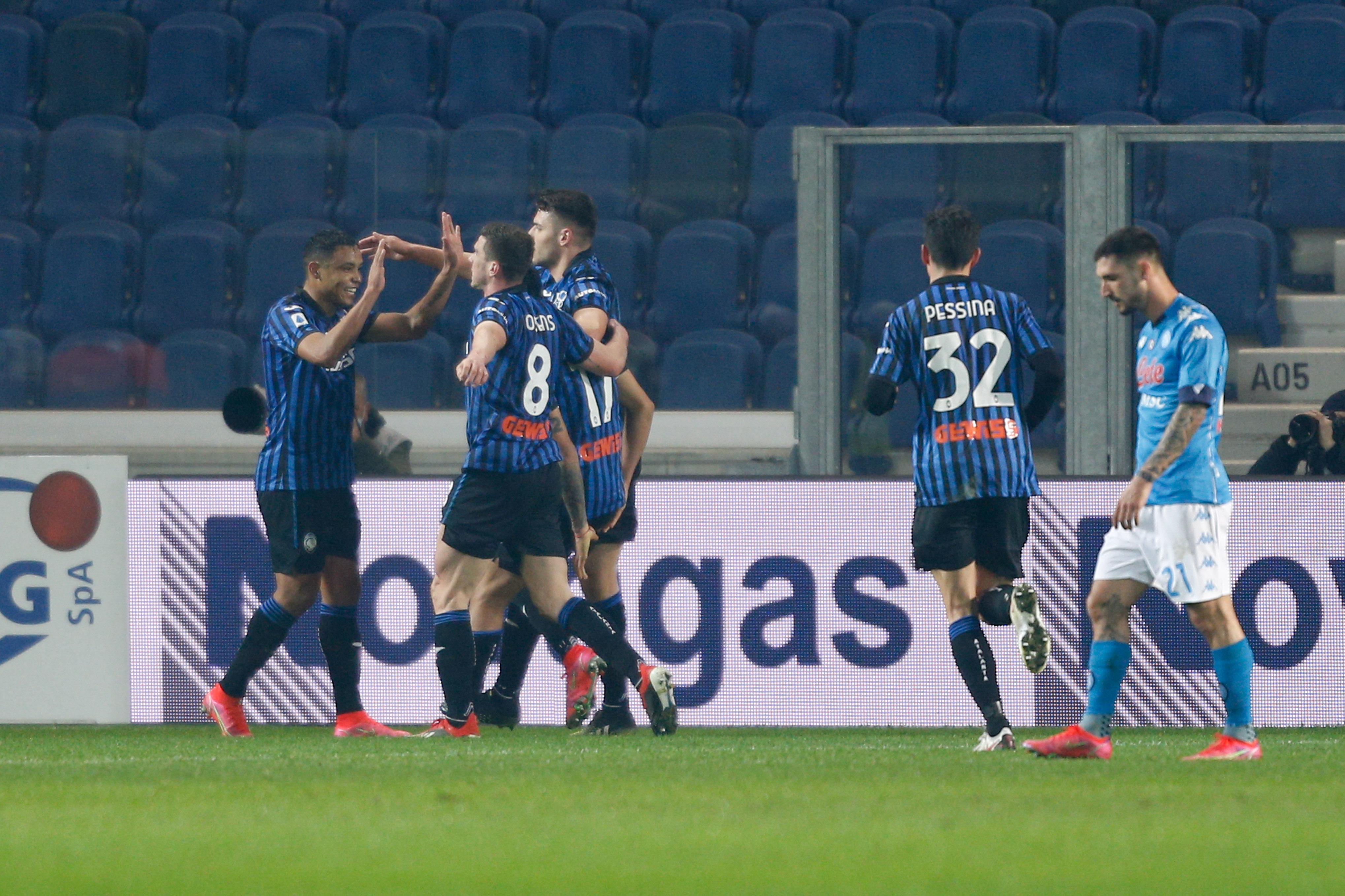 Atalanta-Napoli 4-2, la Dea in zona Champions