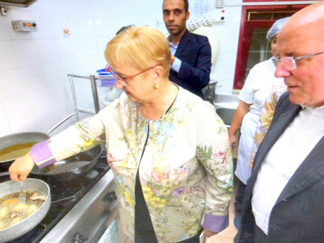 Lidia Bastianich e Mario Oliverio