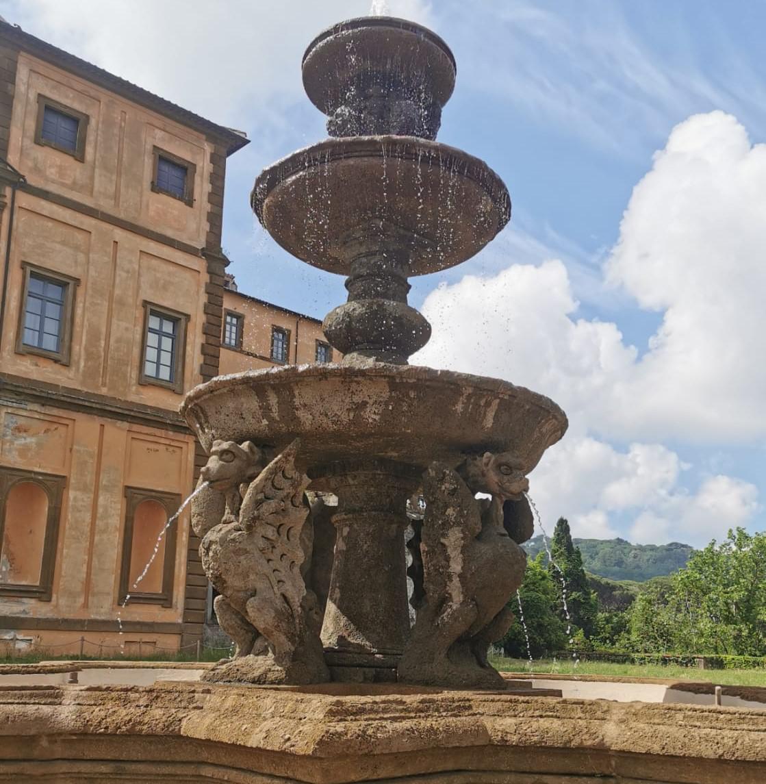 Beni culturali, nanomateriali e stampa 3D: rinasce la Fontana dei Draghi a Villa Mondragone