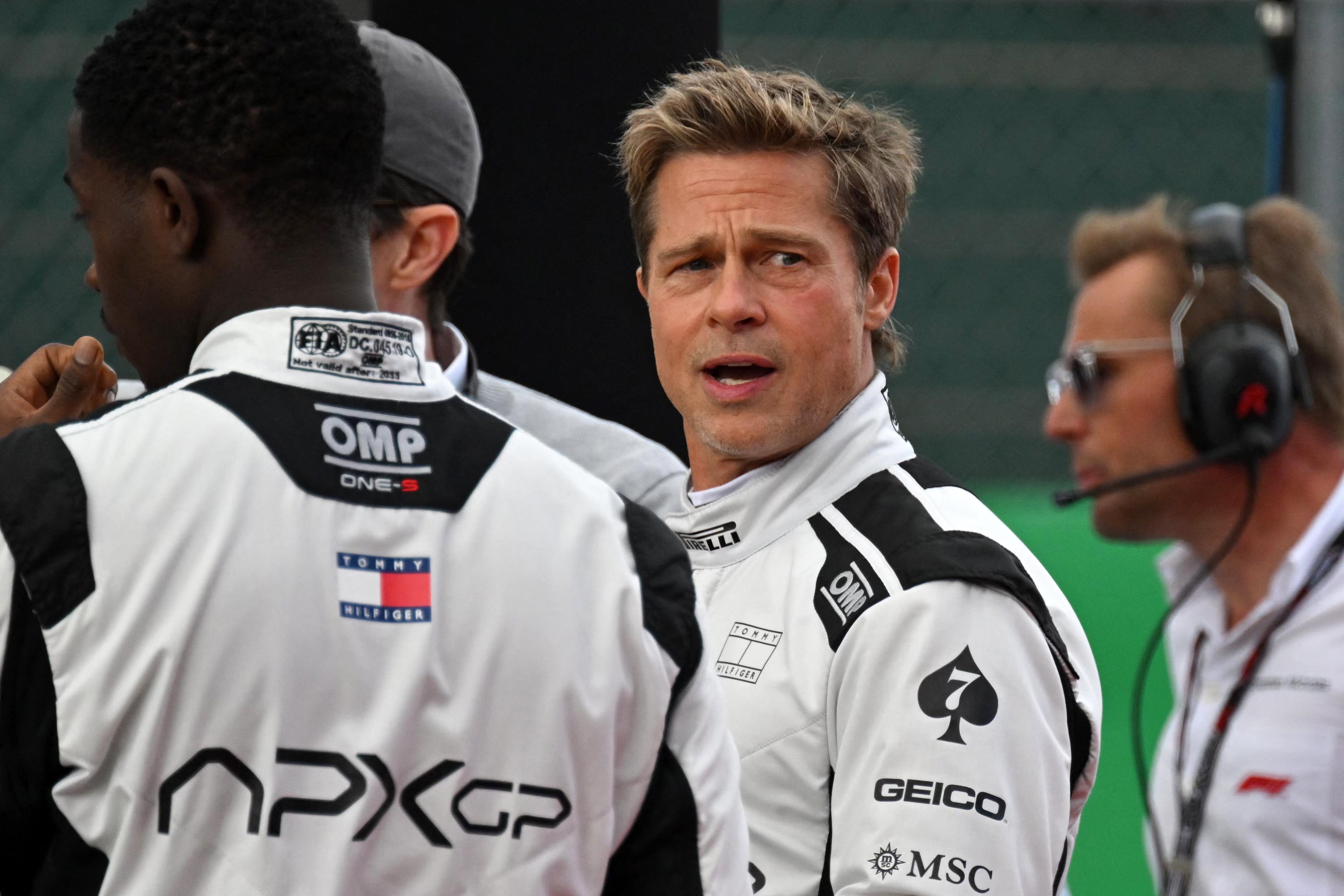 Brad Pitt al Gp di Silverstone, girerà un film sulla F1