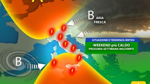 Caldo afoso e temporali, il meteo dei prossimi giorni