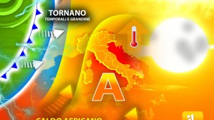 Caldo africano ha i giorni contati, previsioni meteo oggi e domani