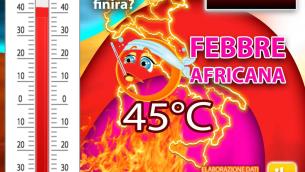 Caldo africano, temperature record sull'Italia: il meteo della settimana