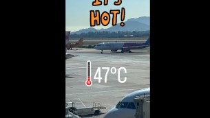 Caldo record all'aeroporto di Olbia, 47 gradi in pista: tre voli non atterrano