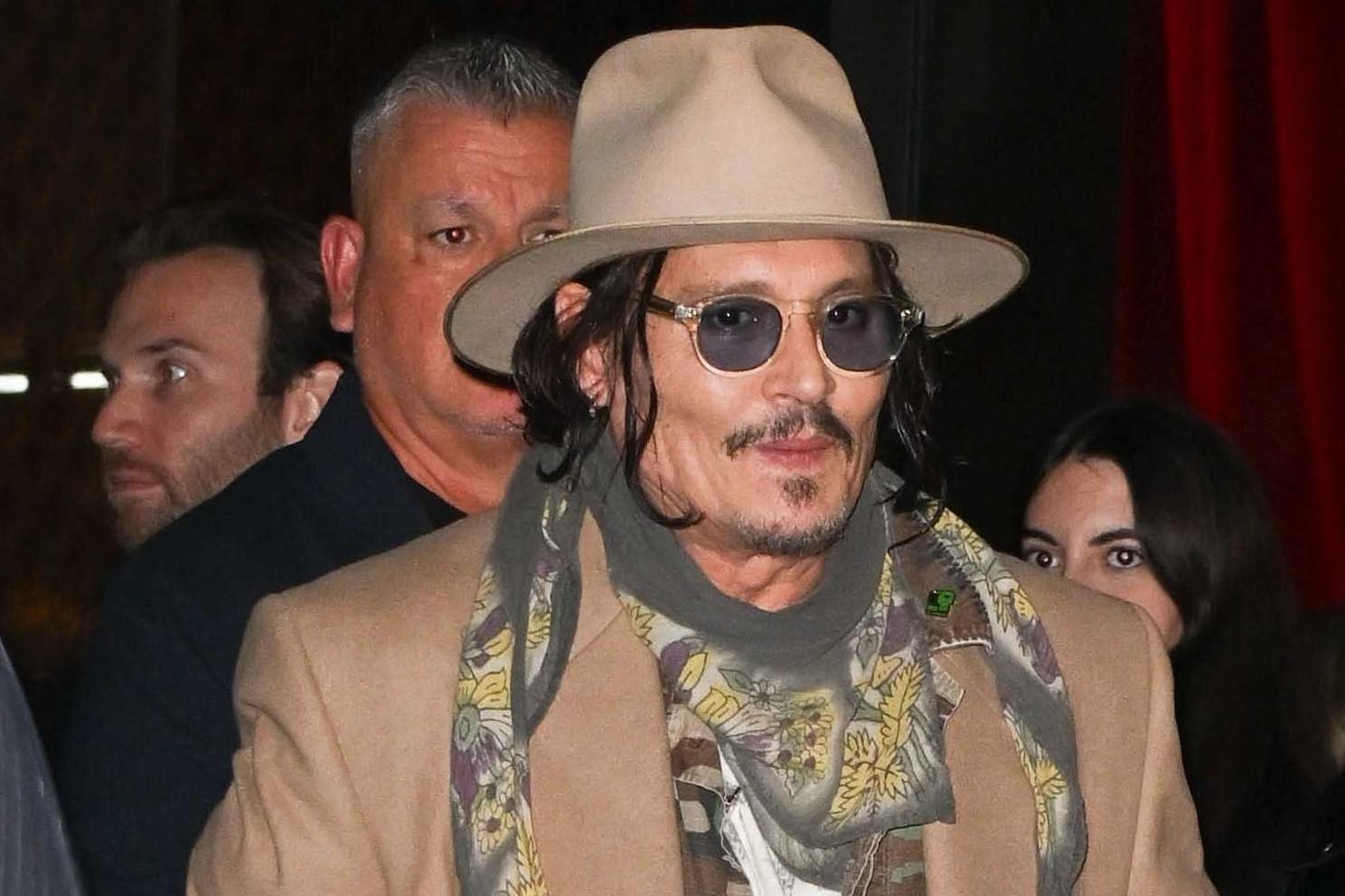 Che tempo che fa, Johnny Depp ospite di Fabio Fazio