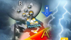 Ciclone Circe in arrivo sull'Italia, maltempo sul Paese: il meteo