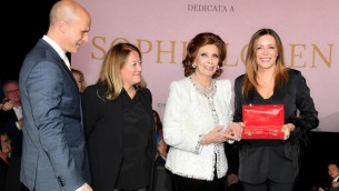 Consegnata a Sophia Loren la prima 'Chiave di Cinecittà'