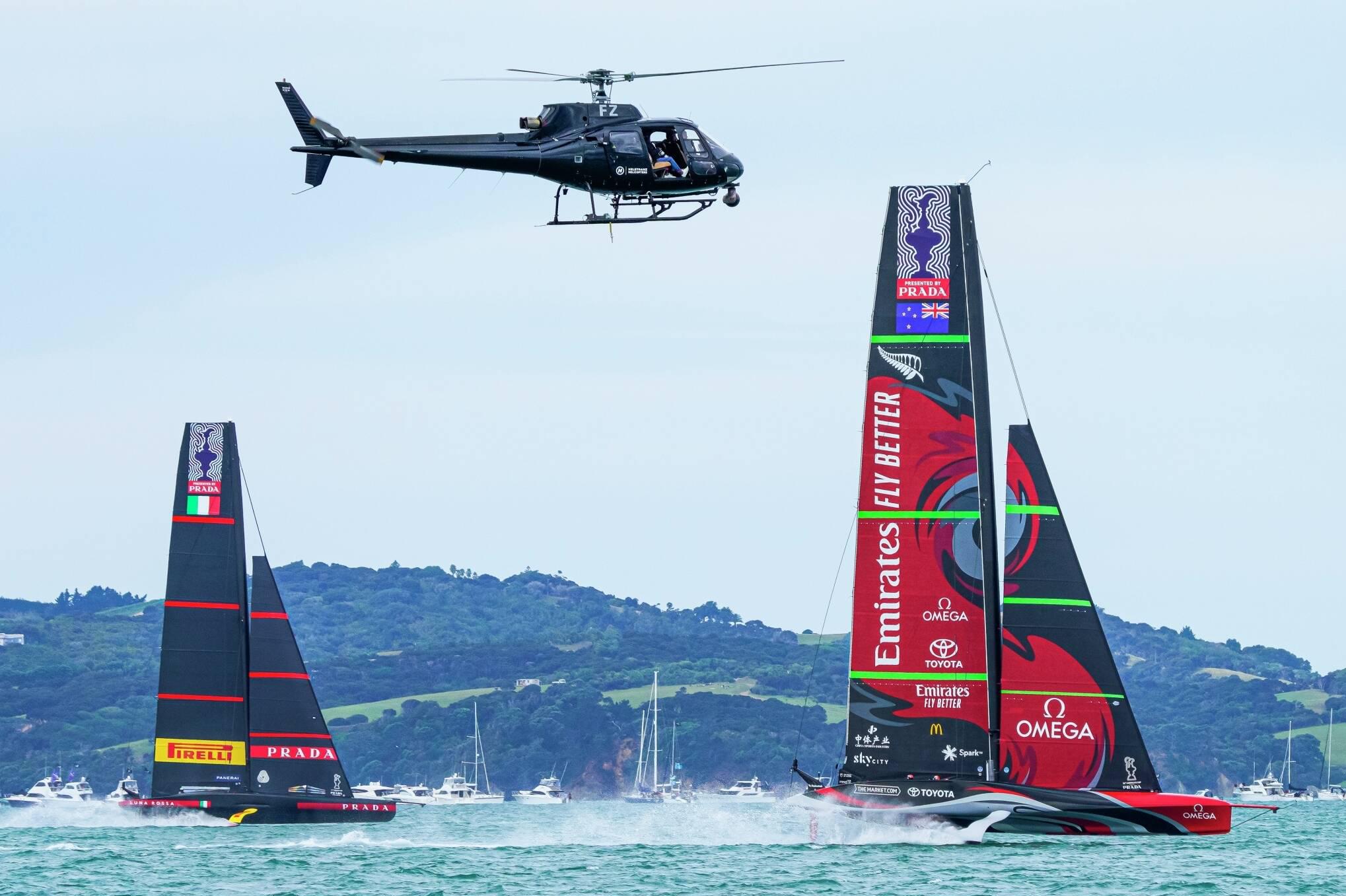 Coppa America 2021, Luna Rossa-New Zealand: regate rinviate