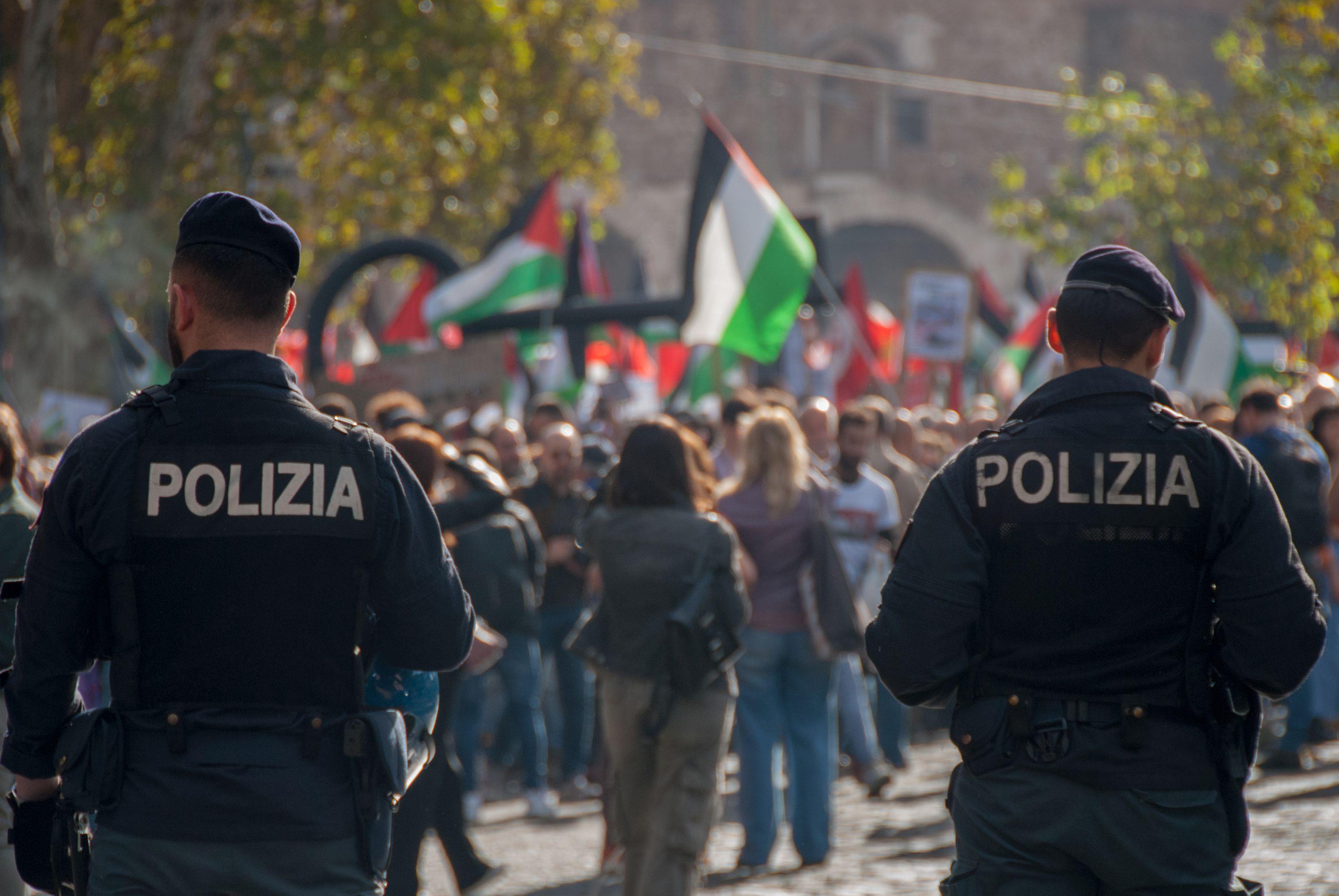 Corteo pro Palestina a Roma, città blindata: 1