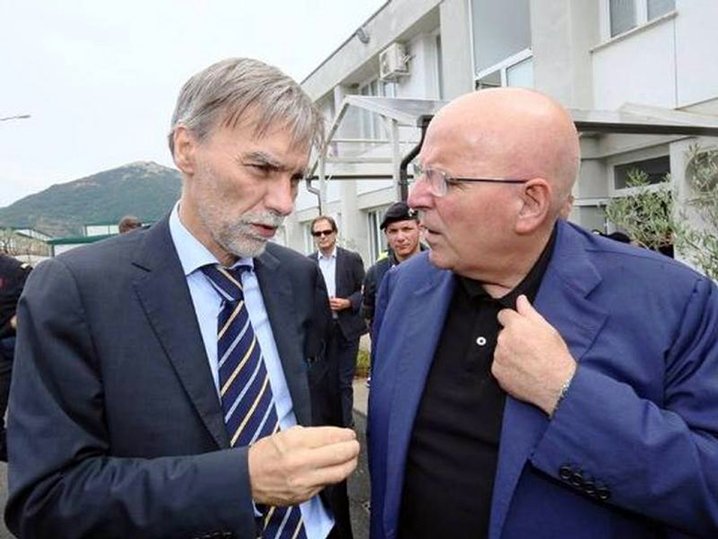 Graziano Delrio e Mario Oliverio