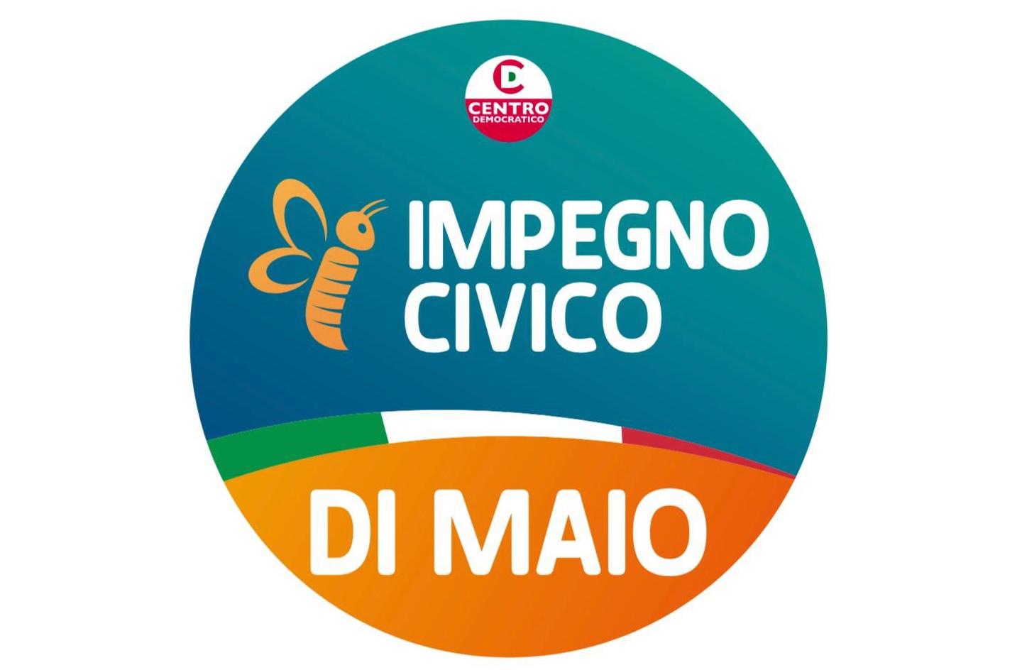 Di Maio e Impegno Civico, ape nel simbolo