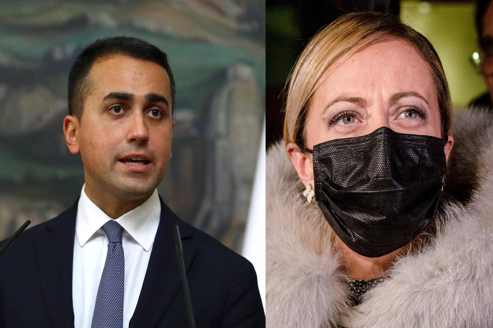 Di Maio-Meloni, botta e risposta via Twitter