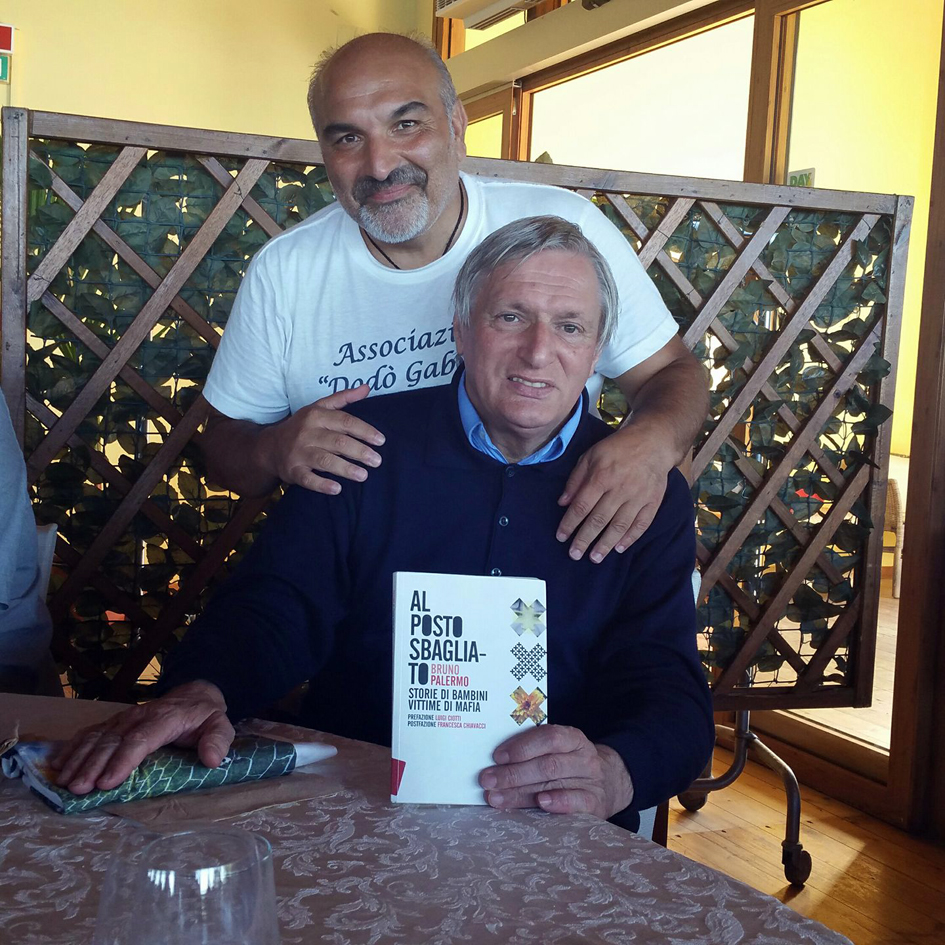 Bruno Palermo con Don Luigi Ciotti