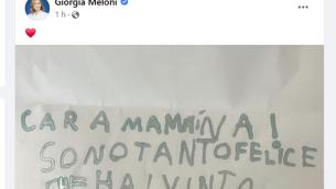 Elezioni 2022, Meloni posta letterina figlia: "Felice che hai vinto"