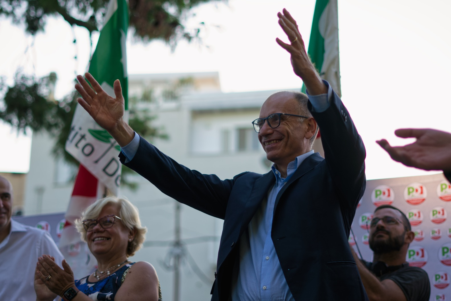 Elezioni 2022, Pd a piazza del Popolo