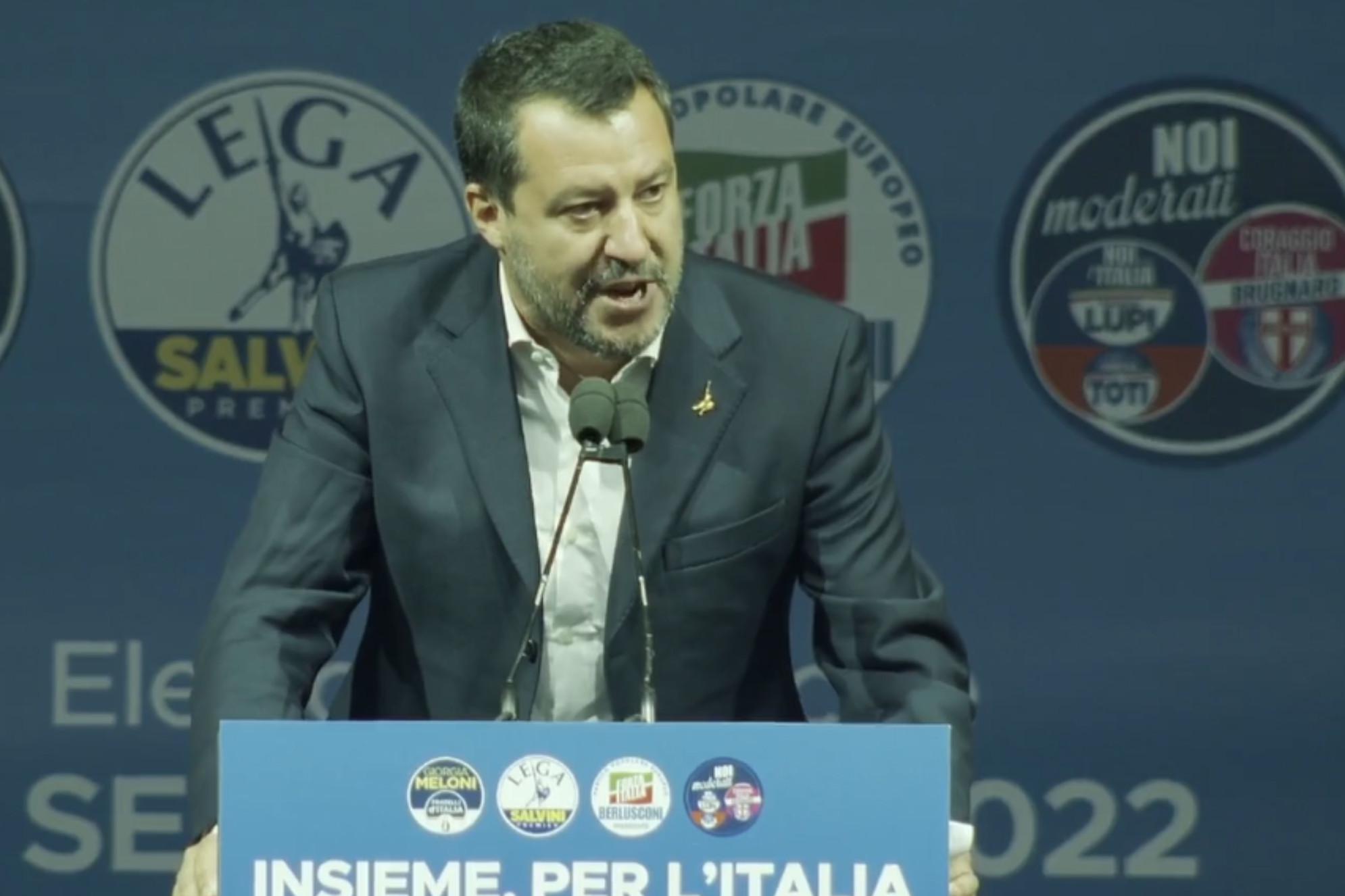 Elezioni 2022, Salvini: "Con Giorgia e Silvio governare per 5 anni bene"