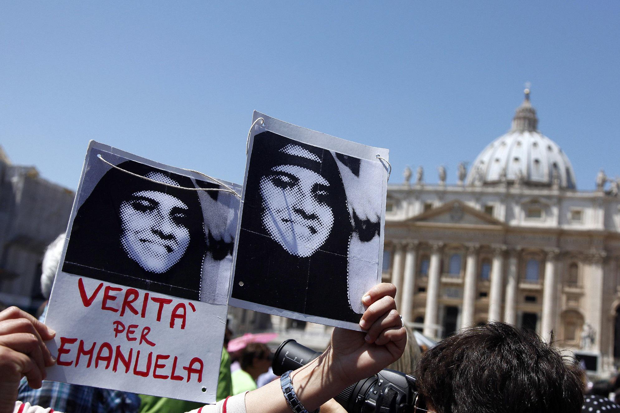 Emanuela Orlandi, oggi il sit in a 38 anni dalla scomparsa