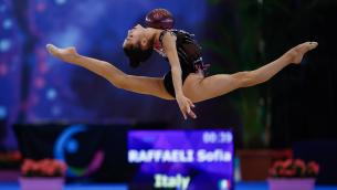 Europei Ginnastica Ritmica, Raffaeli storica con due ori e un argento