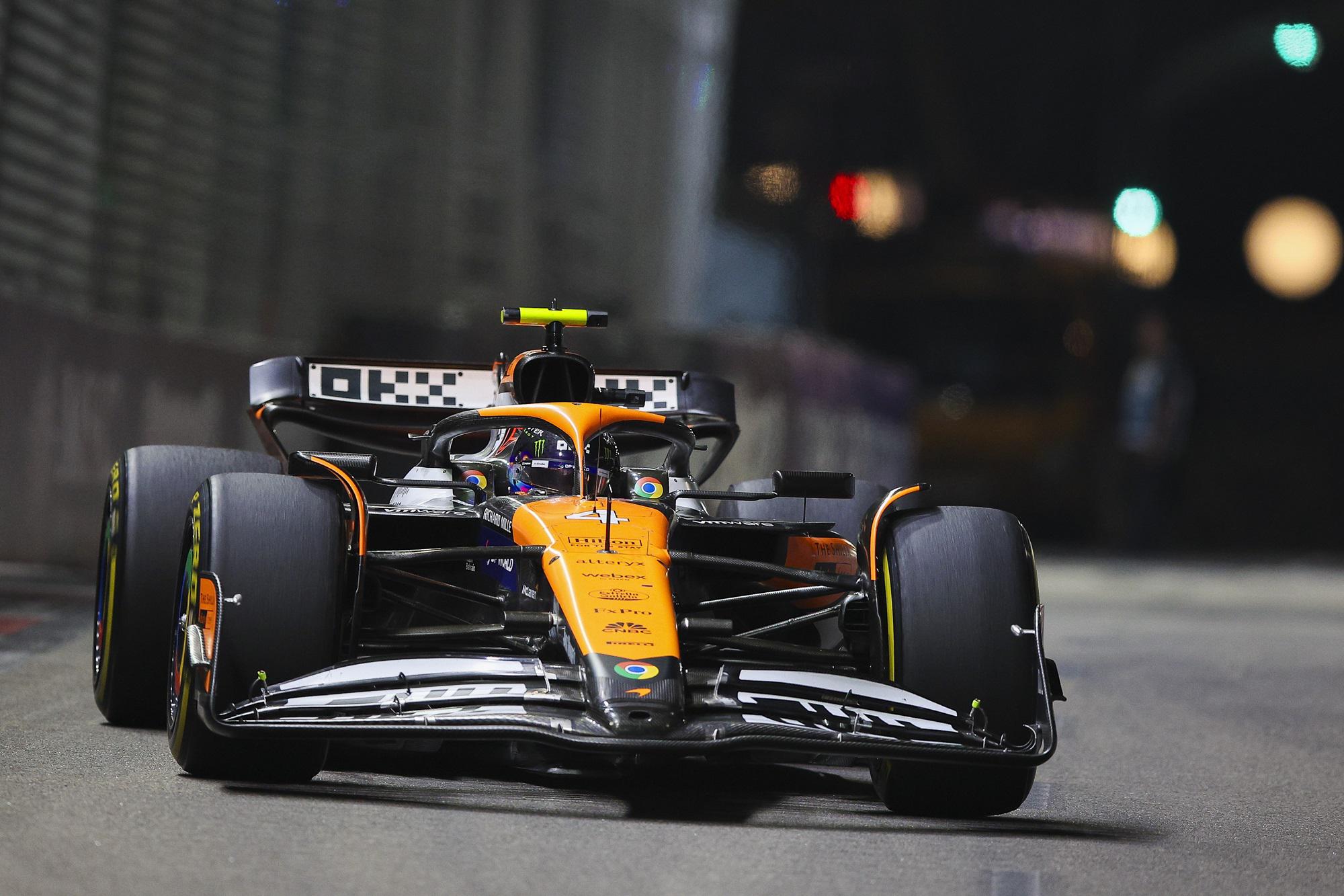 F1 Gp Singapore, Norris domina la gara