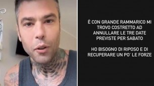 Fedez, stop forzato dopo il ricovero: "Ho bisogno di riposo"