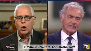 Formigoni-Giletti, scontro in tv su vitalizio