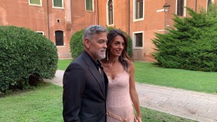 George Clooney in laguna: "Il mio cuore è a Venezia"