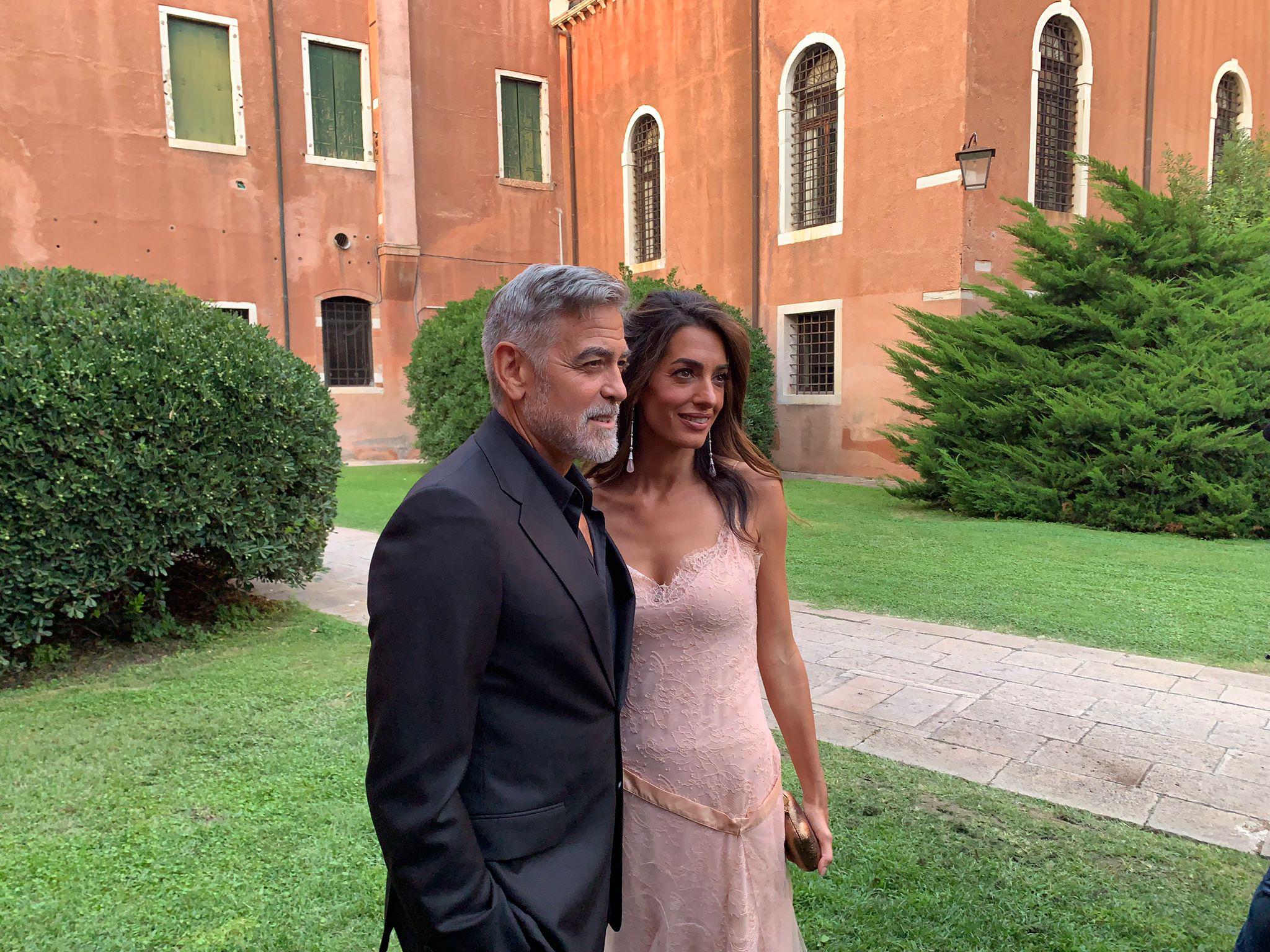 George Clooney in laguna: "Il mio cuore è a Venezia"