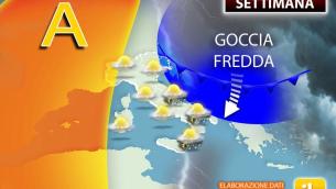 'Goccia fredda' sull'Italia, le previsioni tra temporali e nubifragi
