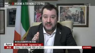 Governo, Salvini: "Teatro imbarazzante made in sinistra" - Video