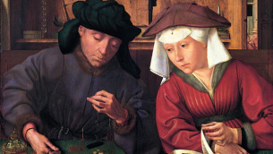 Quentin Metsys: «Il banchiere e sua moglie»
(1514 circa)